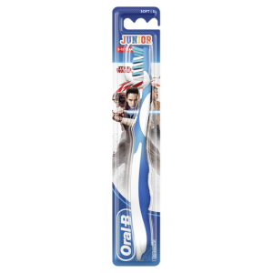 Oral-B Star Wars Junior Soft Toothbrush Πράσινη - Άσπρη Οδοντόβουρτσα για Παιδιά 6-12 Ετών