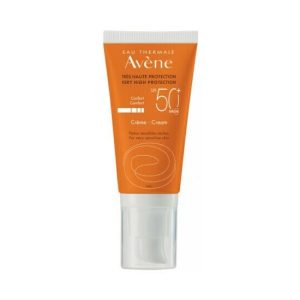 Avene Αντηλιακή Κρέμα Προσώπου για Ξηρό & Ευαίσθητο Δέρμα SPF 50+ Eau Thermale Cream 50ml