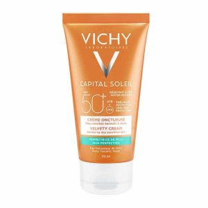 Vichy Capital Soleil Velvety Cream SPF50+ Αντηλιακή Κρέμα Προσώπου με Βελούδινη Υφή 50ml