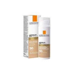 LA ROCHE POSAY Anthelios Age Correct CC Cream SPF50, Αντηλιακό Προσώπου με Χρώμα Κατά των Σημαδιών Γήρανσης - 50ml