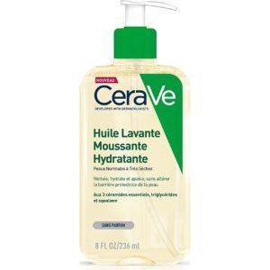 CERAVE Hydrating Foaming Oil Cleanser, Λάδι Καθαρισμού Προσώπου & Σώματος - 236ml