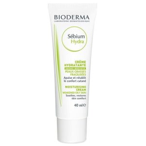 Bioderma Sebium Hydra Cream 40ml Καταπραϋντική & Ενυδατική Κρέμα Προσώπου για Επιδερμίδες Υπό Φαρμακευτική Αγωγή Ακμής