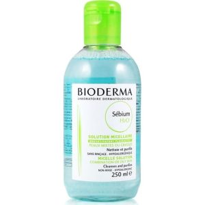 Bioderma Sebium H2O Purifying Cleansing Micellar Water 250ml.Νερό Καθαρισμού & Ντεμακιγιάζ Προσώπου - Ματιών, Κατάλληλο για Μικτό - Λιπαρό Δέρμα