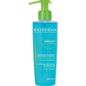 Bioderma Sebium Gel Moussant 200ml.Gel Καθαρισμού για Μικτές & Λιπαρές Επιδερμίδες