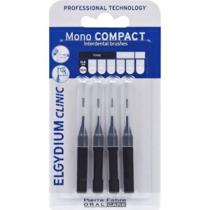 Elgydium Μεσοδόντια Βουρτσάκια Μαύρα 0,35 4τμ