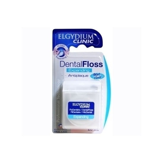Elgydium Οδοντικό Νήμα Dental Floss Anti-Plaque Expanding 25m