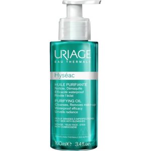 Uriage Hyseac Purifying Oil Travel Size 100ml Λάδι Καθαρισμού Προσώπου - Ματιών, Κατάλληλο για Λιπαρό Δέρμα με Ατέλειες