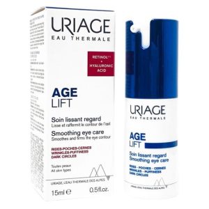 URIAGE Age Lift 24ωρη Κρέμα Ματιών με Ρετινόλη για Αντιγήρανση- Μαύρους Κύκλους & Σακούλες 15ml