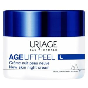 URIAGE Age Lift Peel Απολεπιστική Κρέμα Νυκτός Πολλαπλών Δράσεων 50ml