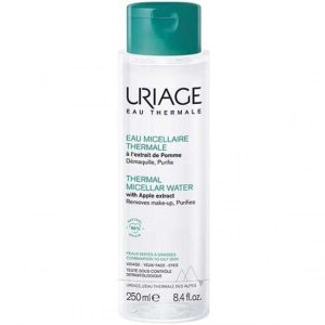 Uriage Eau Thermale Micellar Νερό Καθαρισμού Προσώπου / Ματιών για Μικτές - Λιπαρές Επιδερμίδες με Μήλο 250ml