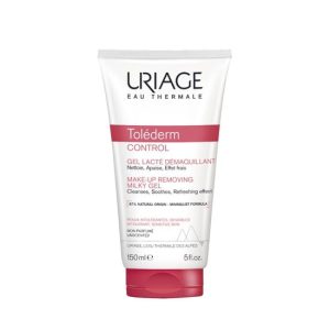 Uriage Tolederm Control Make Up Removing Milky Gel Ντεμακιγιάζ για Όλους τους Τύπους Επιδερμίδας 150ml