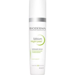 Bioderma Sebium Night Peel 40ml Κρέμα Προσώπου για Απαλό Peeling που Χαρίζει Λάμψη στο Δέρμα