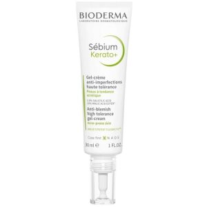 Bioderma Sebium Kerato+ Anti-Blemish High Tolerance Gel-Cream 30ml Κρέμα σε Μορφή Gel για Επιδερμίδες με Τάση Ακμής