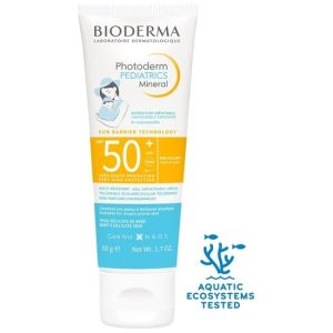 BIODERMA Photoderm Pediatrics Mineral SPF50+, Αντηλιακό Γαλάκτωμα για Μωρά - 50ml