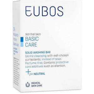 Eubos Solid Washing Bar Blue Στερεή Πλάκα Καθαρισμού χωρίς σάπωνες,125gr
