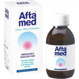 AFTAMED SOLUTION 150ML ΚΑΤΑ ΤΩΝ ΣΤΟΜΑΤΙΚΩΝ ΕΛΚΩΝ (ΑΦΘΕΣ)