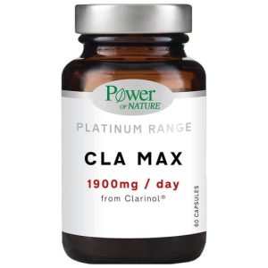 Power Of Nature Platinum Range CLA Max 1900mg / Day Συμπλήρωμα Διατροφής για την Καύση Λίπους 60 Κάψουλες