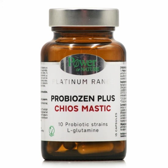Power Of Nature Platinum Range Probiozen Plus Chios Mastic 15caps