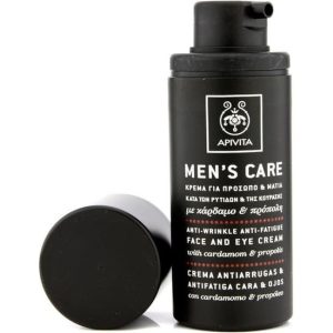 Apivita Men's Care Ανδρική Αντιρυτιδική Κρέμα για Πρόσωπο & Μάτια με Κάρδαμο / Πρόπολη 50ml