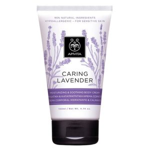 APIVITA Caring Lavender Ενυδατική & Καταπραϋντική Κρέμα Σώματος- Υποαλλεργική 150ml