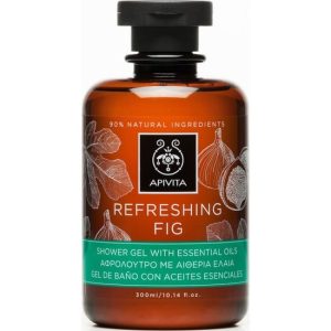 APIVITA Refreshing Fig Αφρόλουτρο με Αιθέρια Έλαια 300ml