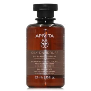 Apivita Oily Dandruff Shampoo 250ml Σαμπουάν Κατά της Λιπαρής Πιτυρίδας με Λευκή Ιτιά & Πρόπολη