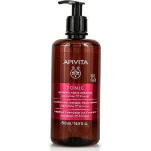 Apivita Women's Tonic Shampoo with Hippophae TC & Laurel 500ml Τονωτικό Σαμπουάν Κατά της Τριχόπτωσης για Γυναίκες με Ιπποφαές & Δάφνη