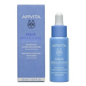 APIVITA Aqua Beelicious Refreshing Hydrating Booster Αναζωογόνησης & Ενυδάτωσης με Λουλούδια & Μέλι 30ml