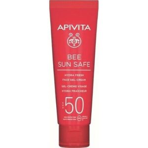 Apivita Bee Sun Safe Hydra Fresh Face SPF50 Ενυδατική Αντηλιακή Κρέμα Gel Προσώπου Ελαφριάς Υφής 50ml