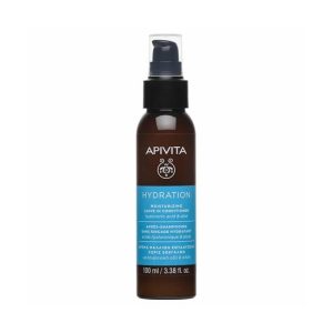 Apivita Hydration Moisturizing Leave-in Conditioner 100ml Κρέμα Μαλλιών Ενυδάτωσης Χωρίς Ξέβγαλμα με Υαλουρονικό Οξύ & Αλόη