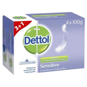 DETTOL SOAP SENS 3+1 4*100g