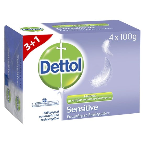 DETTOL SOAP SENS 3+1 4*100g