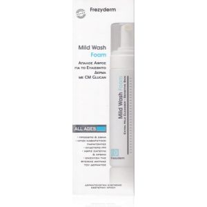 Frezyderm Mild Wash Foam Απαλός αφρός καθαρισμού προσώπου και σώματος για κάθε τύπο δέρματος 150ml