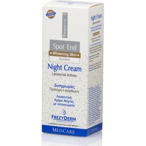 Frezyderm Spot End Night Cream Λευκαντική κρέμα Νύχτας, 50ml