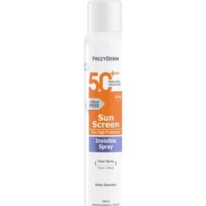 Frezyderm Sunscreen Invisible Spray SPF50+ Αντηλιακό Σπρέι για Πρόσωπο/Σώμα 200ml