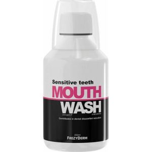 Frezyderm Mouthwash Sensitive Teeth Φθοριούχο Στοματικό Διάλυμα για Ευαίσθητα Δόντια 250ml