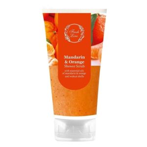 Fresh Line Shower Scrub Σώματος Mandarin & Orange 150ml