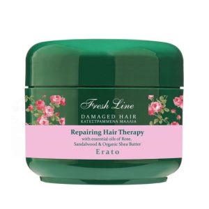 Fresh Line Ερατώ Repairing Hair Therapy Μάσκα Επανόρθωσης με Τριαντάφυλλο & Σανδαλόξυλο για Κατεστραμμένα Μαλλιά, 200ml