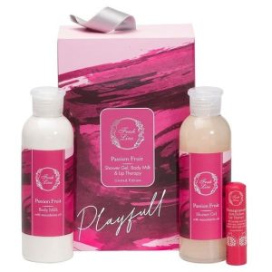 Fresh Line Promo Xmas '23 Passion Fruit Set Αφρόλουτρο 200ml & Γαλάκτωμα Σώματος 200ml & Αντιοξειδωτικό Lip Balm, 1σετ
