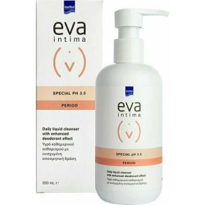 Eva Intima Special pH 3.5 Period 250ml Καθημερινός Καθαρισμός της Ευαίσθητης Περιοχής & Φυσική Προστασία Από Δυσάρεστες Οσμές