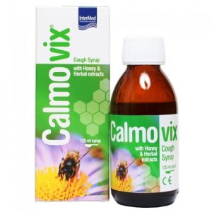 Intermed Calmovix Cough Syrup 125ml - Σιρόπι Για Τον Βήχα Με Μέλι & Φυτικά Εκχυλίσματα