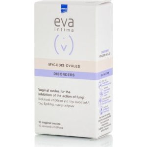 Intermed Eva Intima Mycosis Ovules Disorders Vaginal Ovules 10τμχ