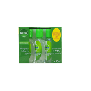 DETTOL PC SANIT.GEL FAMILY 30% 3*50ml