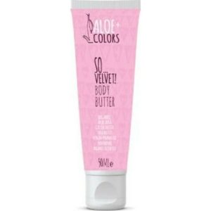 Aloe+ Colors So Velvet Body Butter 50ml Ενυδατικό Βούτυρο Σώματος με Άρωμα Πούδρας