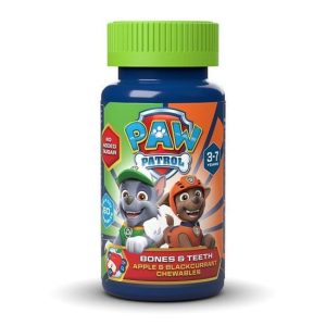 Nickelodeon Παιδική βιταμίνη Paw Patrol Bones and Teeth 60 μασώμενα δισκία