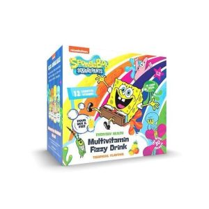 Nickelodeon Παιδική βιταμίνη SpongeBob Multivitamin Fizzy Drink 30 φακελίσκοι