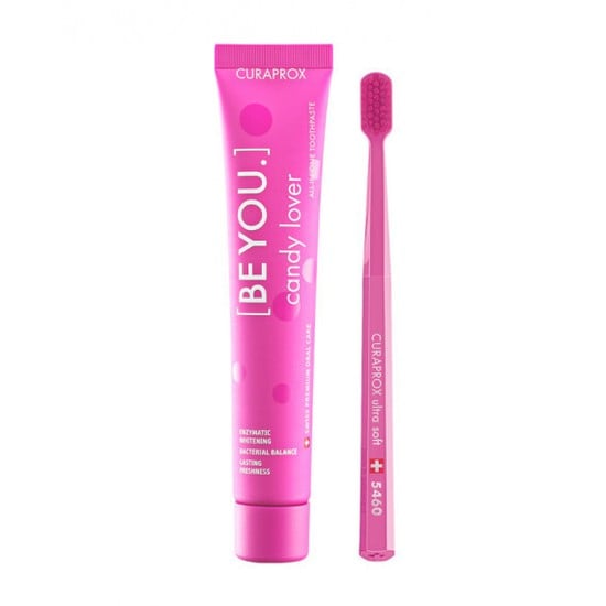 CURAPROX BE YOU Candy Lover Οδοντόκρεμα Καρπούζι 90ml + Οδοντόβουρτσα CS 5460 Ultra Soft 1 τμχ