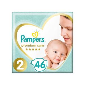 PAMPERS Premium Care Πάνες Μέγεθος 2 (4-8kg) 46 Τεμάχια