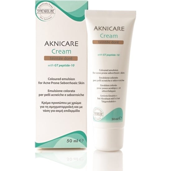 SYNCHROLINE AKNICARE CREAM TEINTEE DORE 50ML