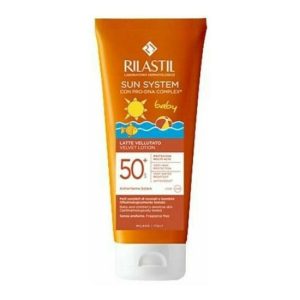 Rilastil Sun System Baby Velvet Lotion SPF50+ Αντηλιακό Γαλάκτωμα Προσώπου-Σώματος για Βρέφη & Παιδιά 200ml